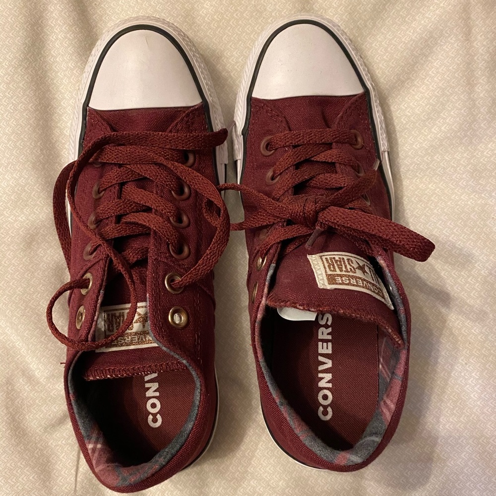Maroon Converse All Stars